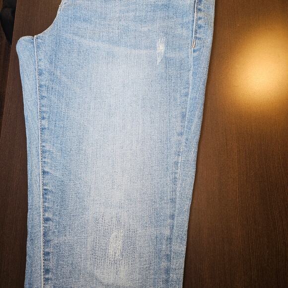Old Navy The/LE Boyfriend Jeans Women’s Sz 2 Blue Mid Rise Relaxed Fit Casual - Picture 8 of 16